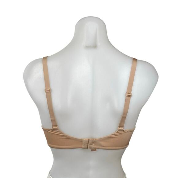 Skims Weightless Nude Tan Medium Coverage Adjustable Underwire Demi Bra 32DD - Picture 3 of 5